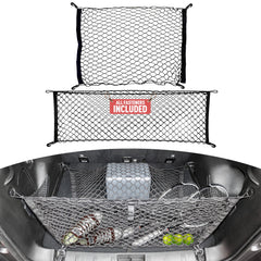 TN TrunkNets envelope-style net installed in Jeep Patriot keeps groceries from shifting