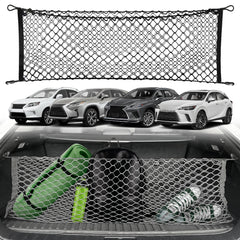TN TrunkNets envelope-style trunk net for Lexus RX keeps cargo organized and secure.