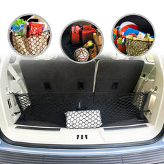 TN TrunkNets envelope-style trunk net installed in Lincoln Navigator for organized cargo.