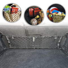 TN TrunkNets Inc Volvo XC60 cargo net installed for organized trunk