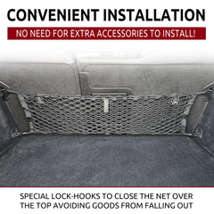 TN TrunkNets cargo net stabilizing groceries during city trips