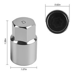 TNAIYH anti-theft wheel nut socket closeup showing chrome steel durability