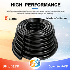 Tnisesm high-temperature silicone hose delivers reliable performance in engine bays.