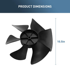 TNITRIB 3310709.005 six-blade condenser fan improves airflow.