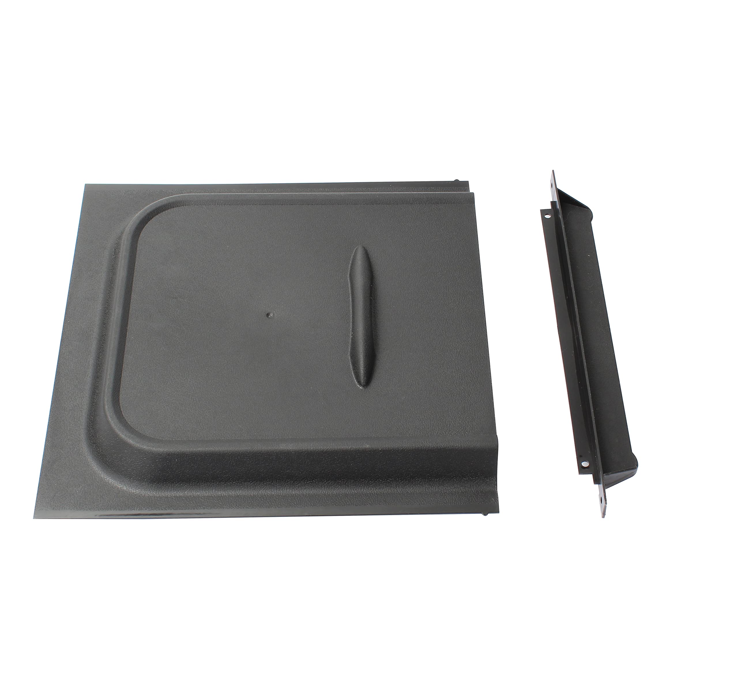 TNITRIB RV screen door slider panel front view showing a black 12x12 replacement