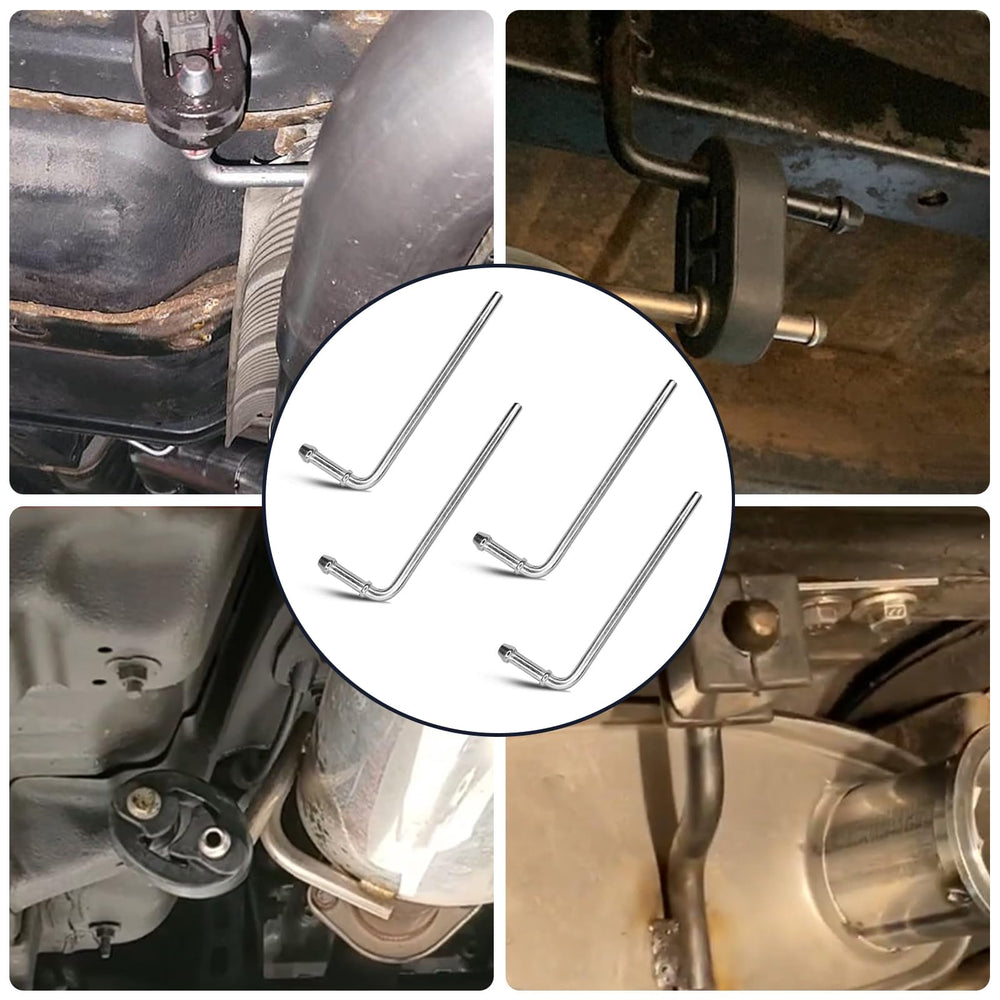 Tobaiwind installation guide image shows easy steps to secure exhaust with hanger rod.