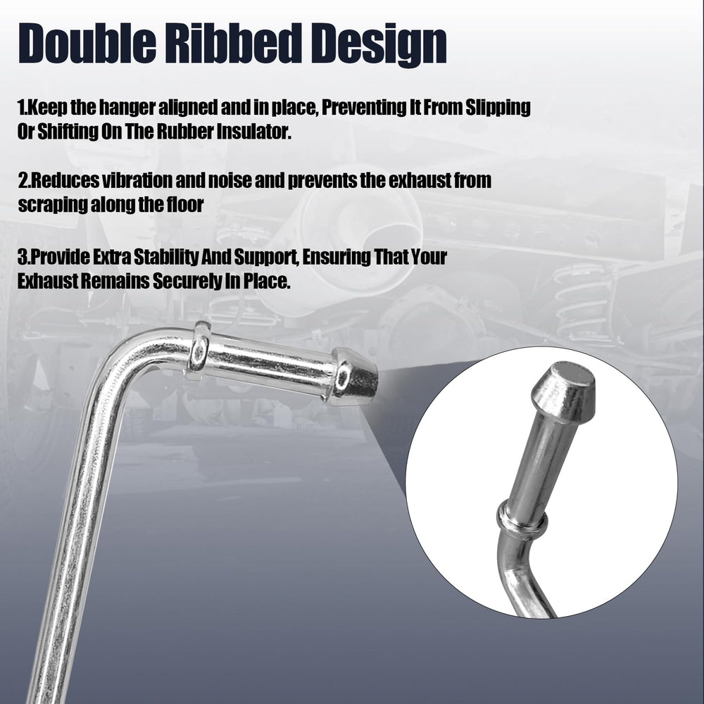 Tobaiwind mild steel exhaust hanger rod offers durable, corrosion-resistant support.