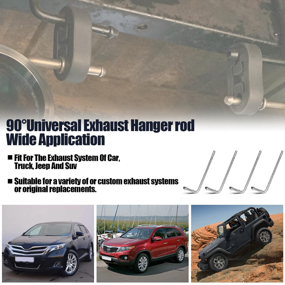 Tobaiwind weld-bracket kit displays exhaust hanger assembly for quick DIY installation.