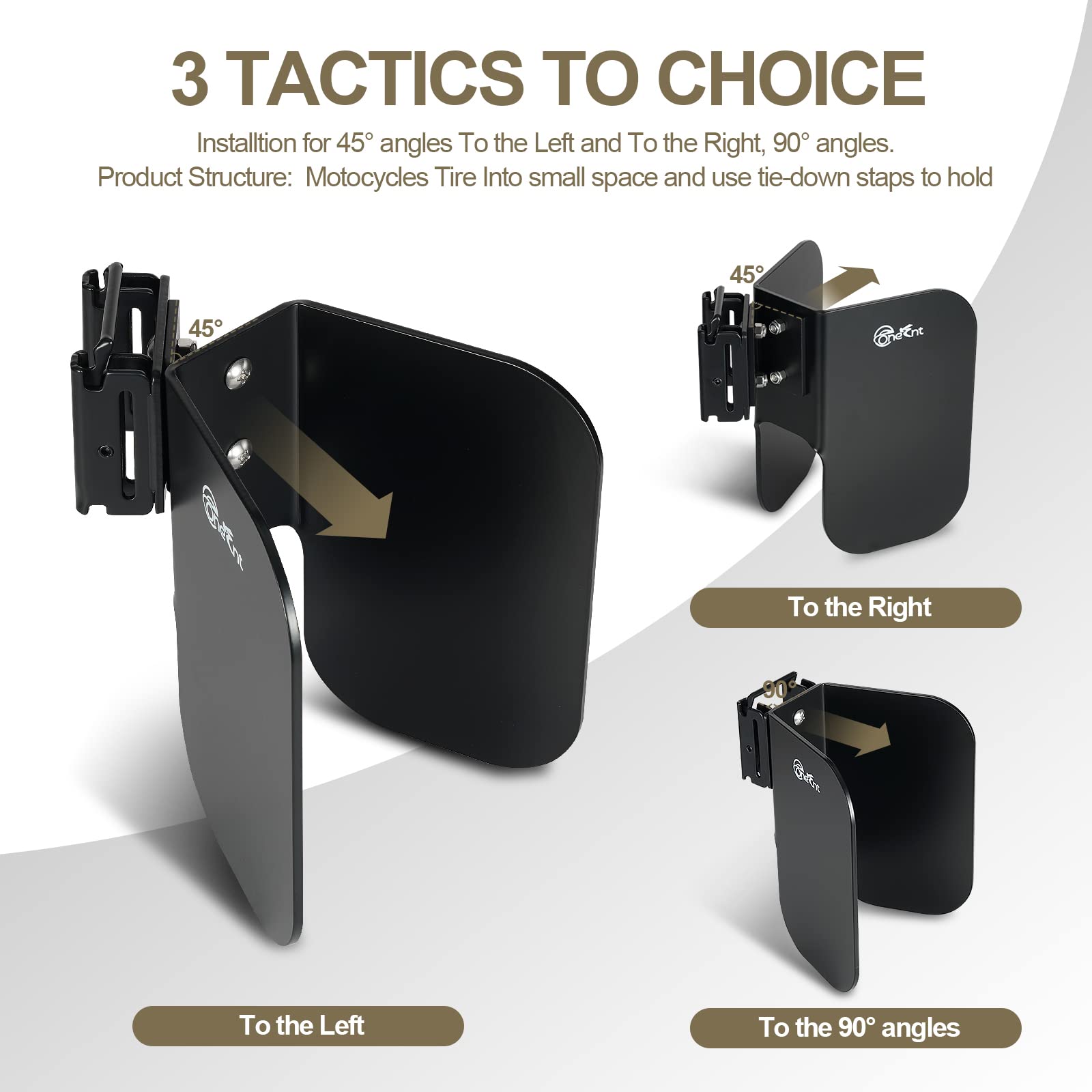 TOBUMO 45-degree adapters enable flexible mounting angles for bikes