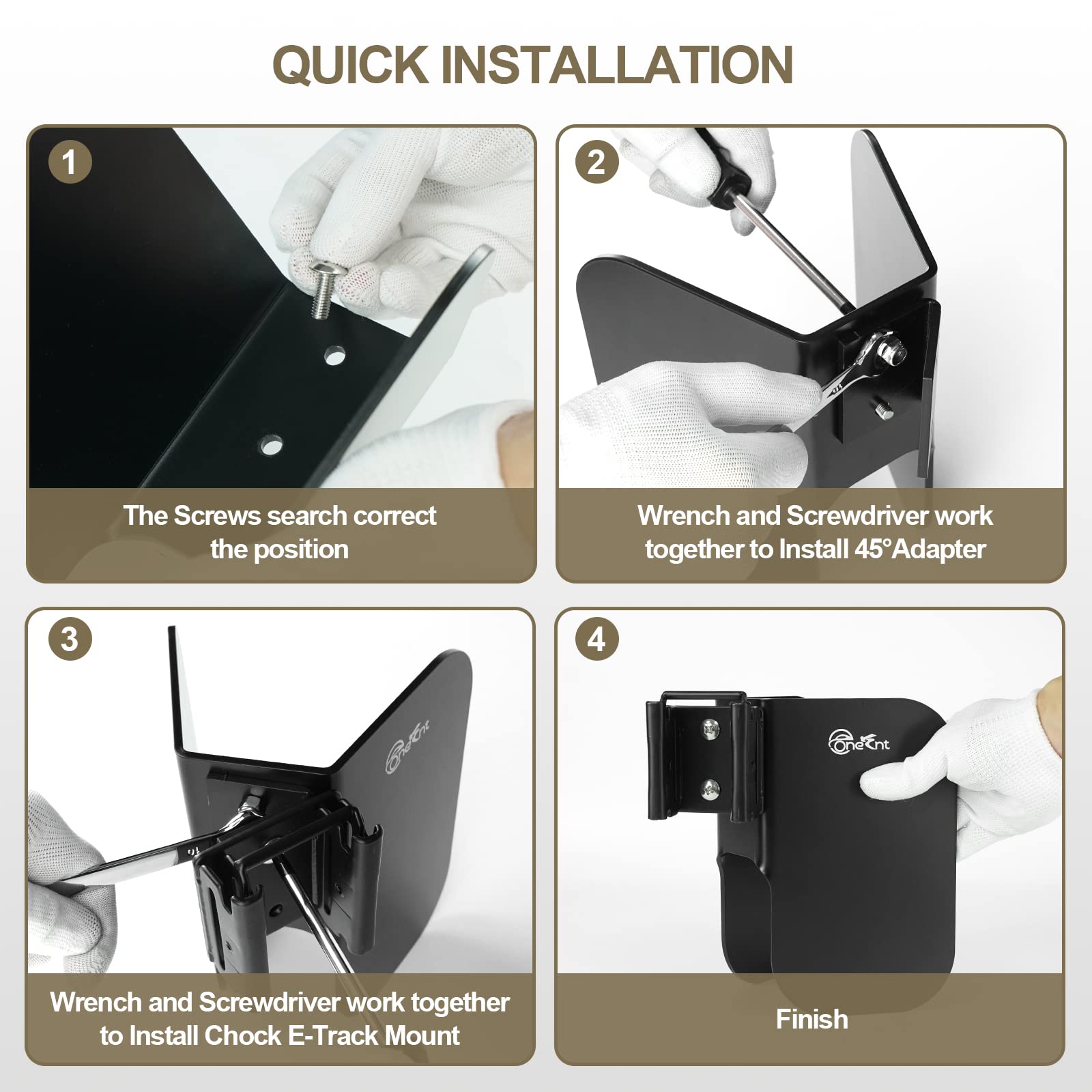TOBUMO 90-degree installation for organized trailer storage and access