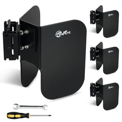 TOBUMO E-Track wheel chocks 4-pack ready to secure motorcycles during transport