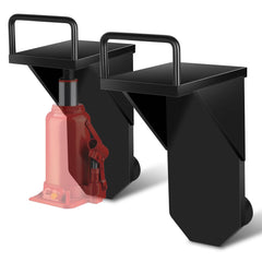 TOBUMO shipping container jack lug leveler front view highlights rugged steel build for stability.