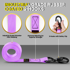 TOBUMO 15 inch soft loop protects cargo surfaces during tie-downs