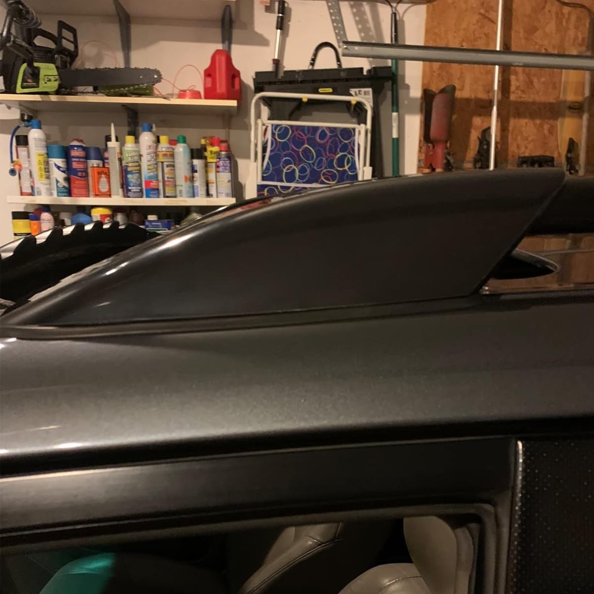 Durable ABS black finish end caps for roof rails.
