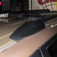 Scratches protected: Tocatus end covers on 4Runner rails.