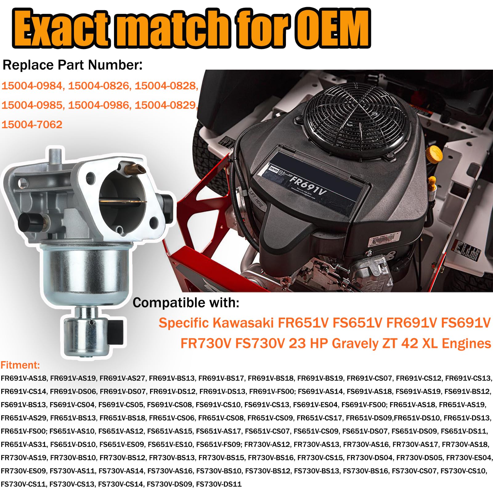 TOFCHMIC Kawasaki FR691V and FR730V compatibility guide for installers