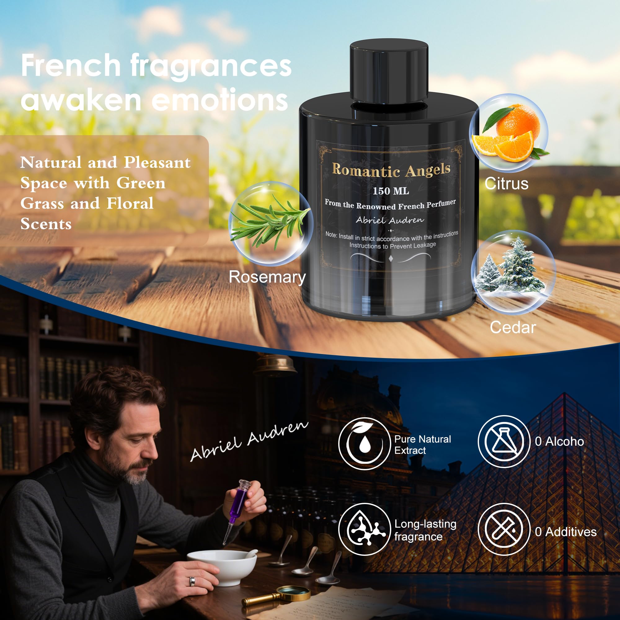 TOFVBIZB adjustable fragrance and light levels for customization