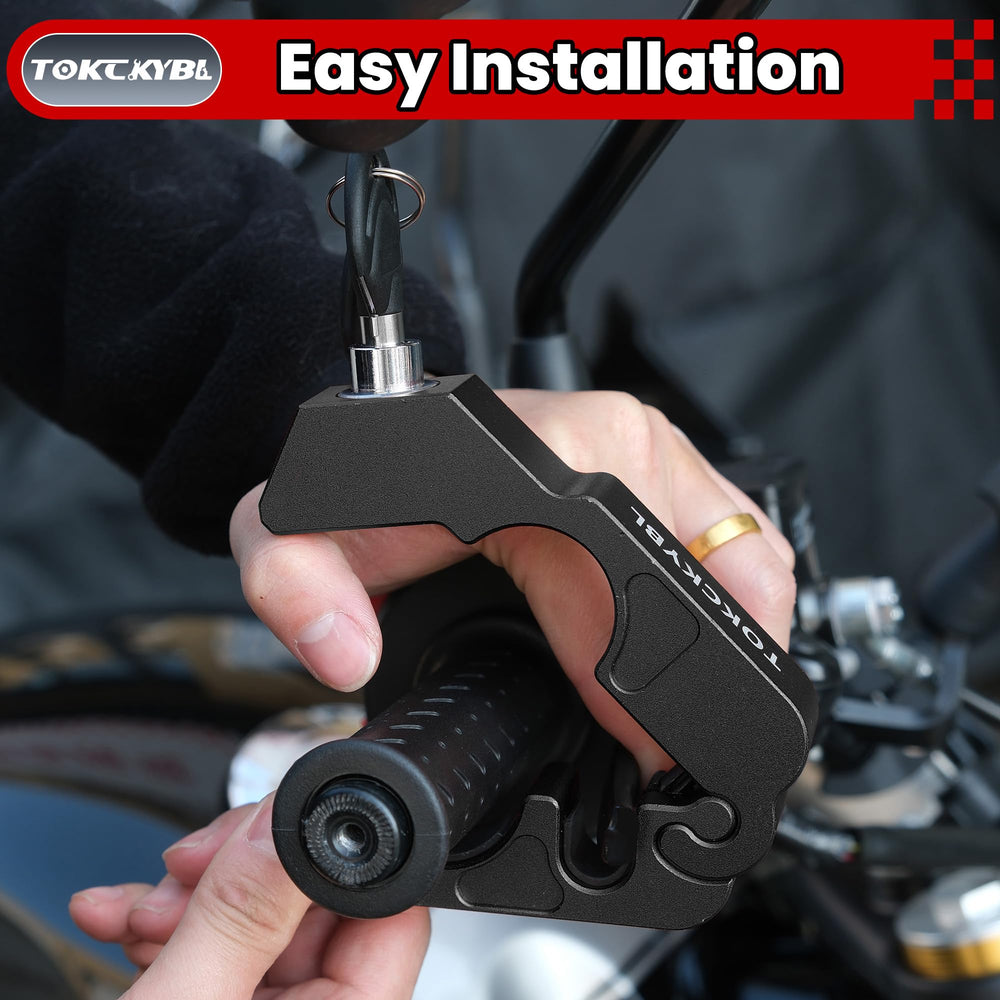 TOKCKYBL heavy-duty aluminium body resists tampering and harsh conditions