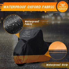 Tokept windproof buckles prevent cover sagging in windy conditions.