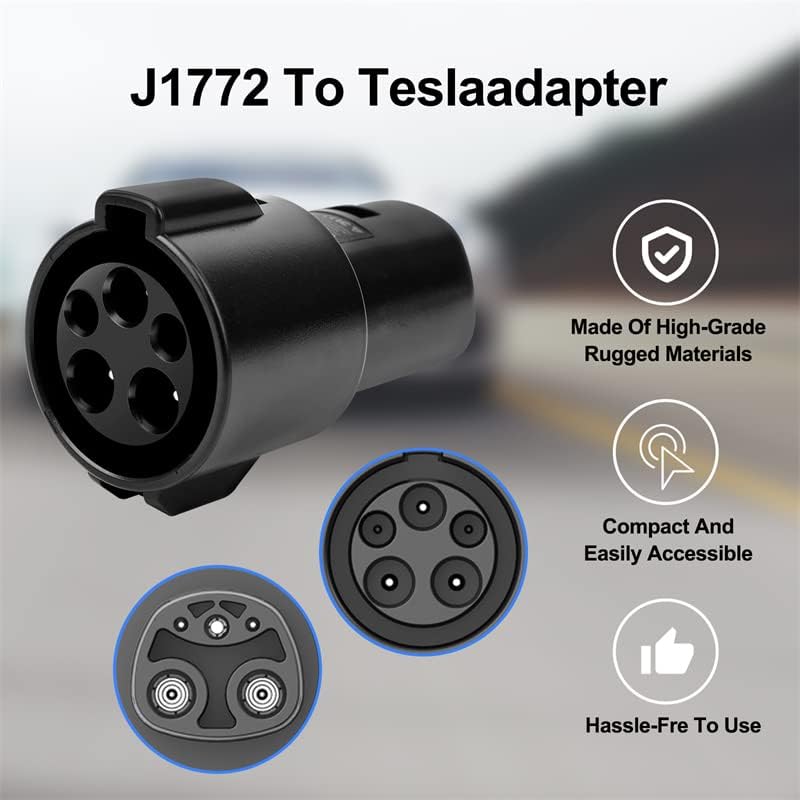 TOKREAL J1772 adapter compatibility check ensuring proper vehicle fit.