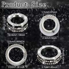 TOMALL Bling AC knob cover for Malibu adds stylish shine and quick customization.