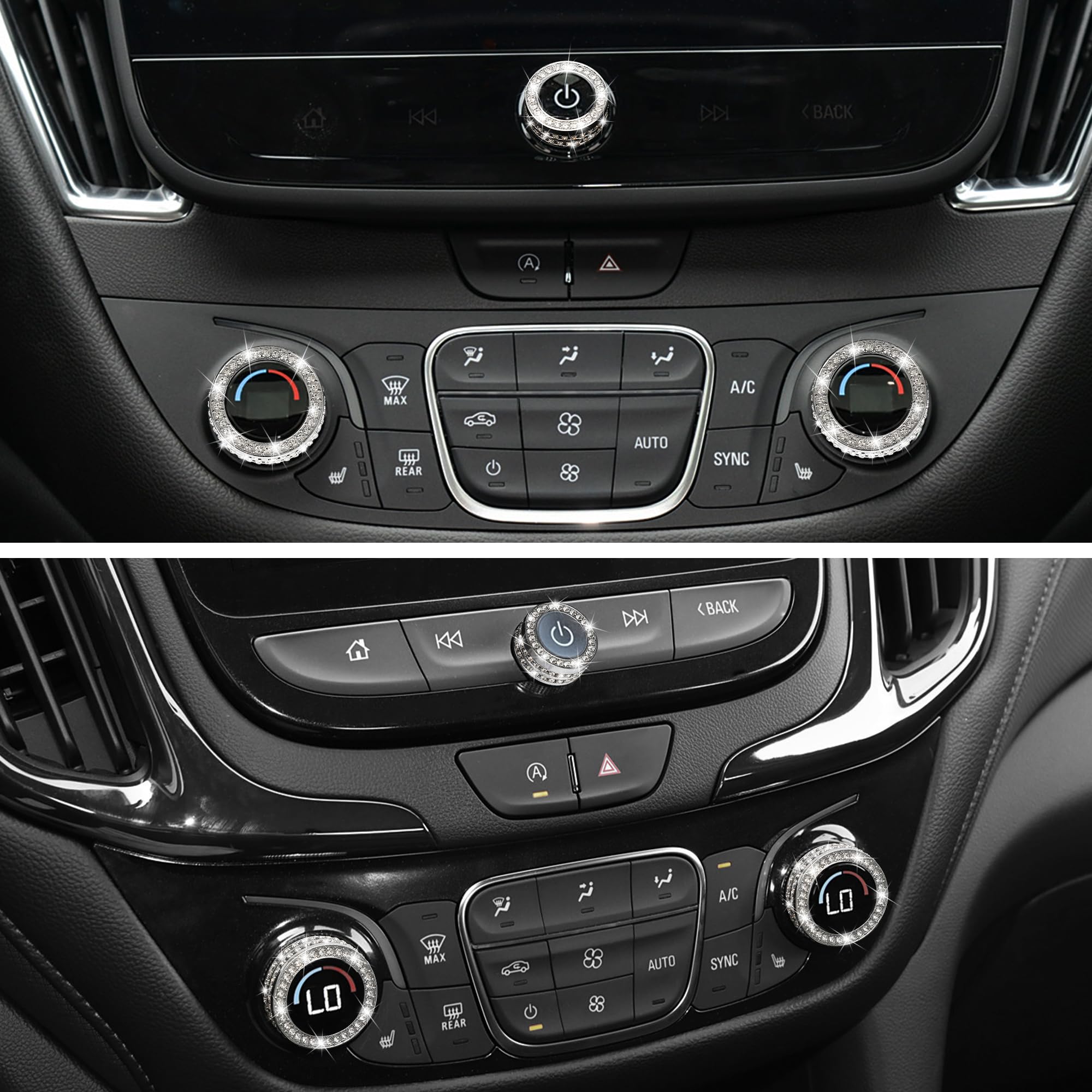 TOMALL Diamond center-console trim adds premium flair to your car interior.