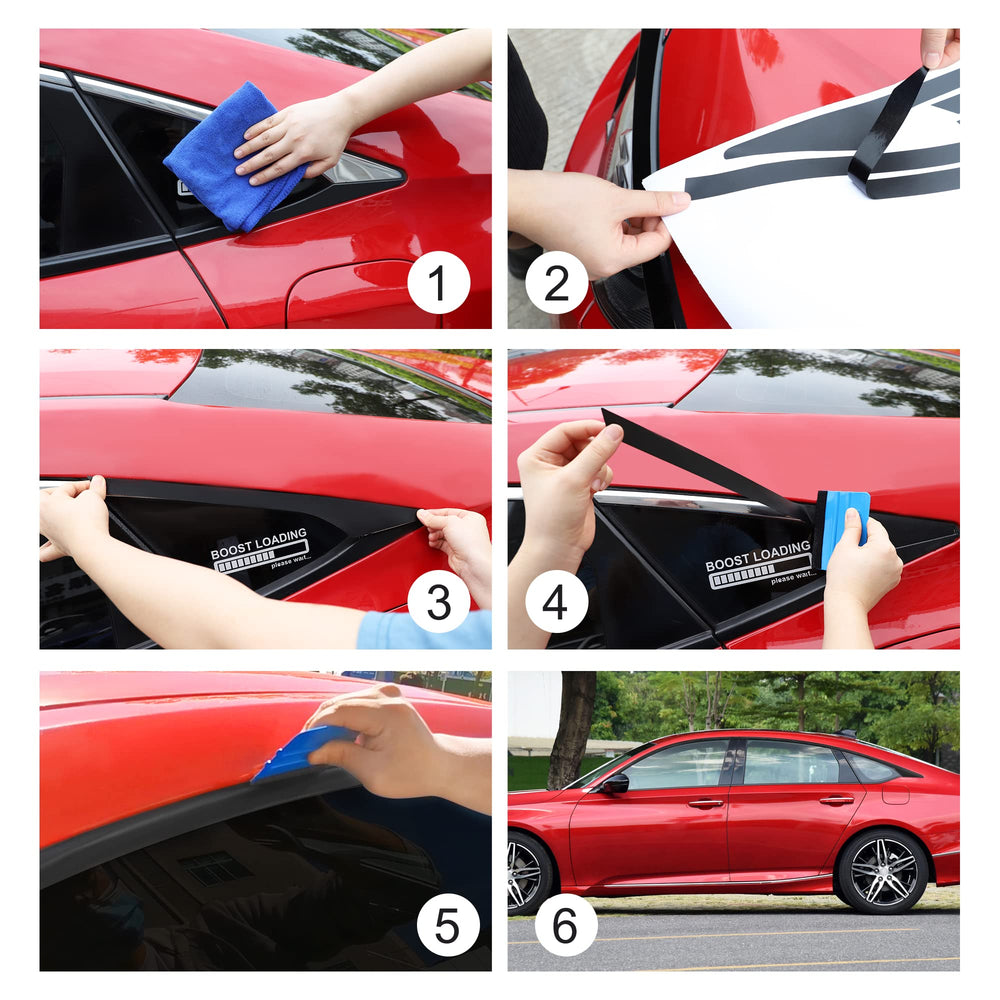 Tomall window retrofit sticker kit for quick car upgrade.