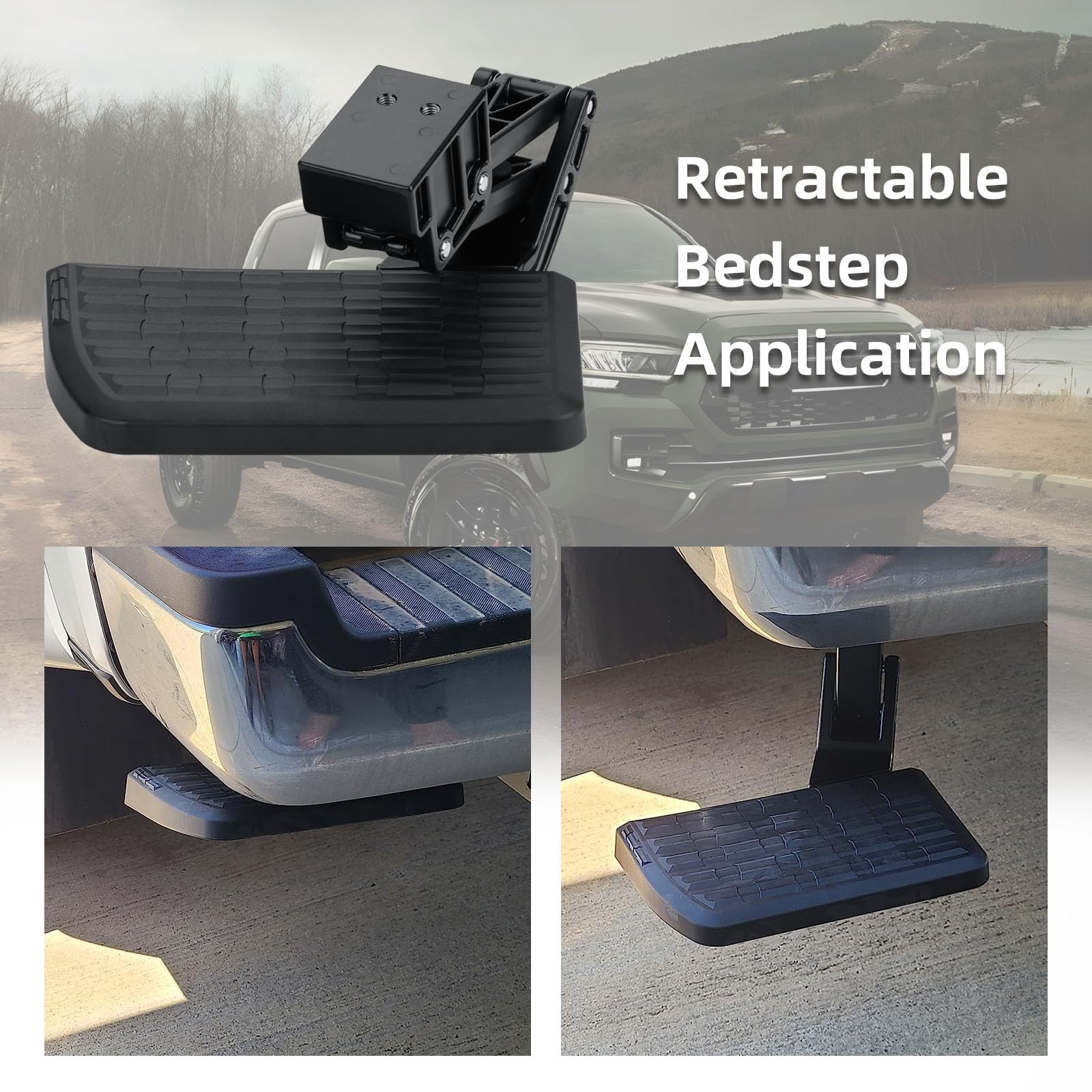 Tomanic bedstep installation shows straightforward, tool-friendly replacement.