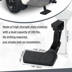 Tomanic OEM replacement bedstep for 2021–2023 Ford F-150 maintains factory look.