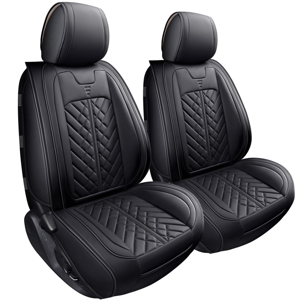 Tomatoman Tacoma front seat cover left installed for a snug premium fit.