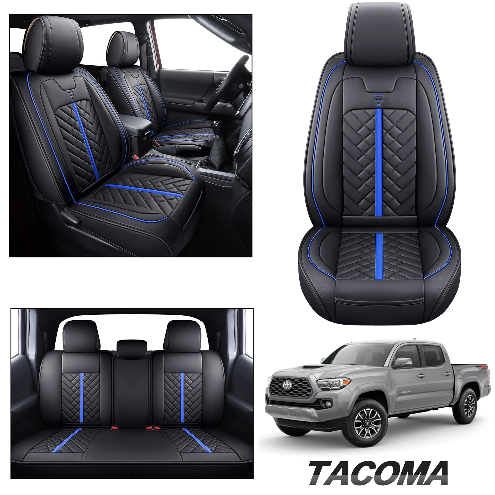 Tomatoman Tacoma black-blue finish complements most interiors