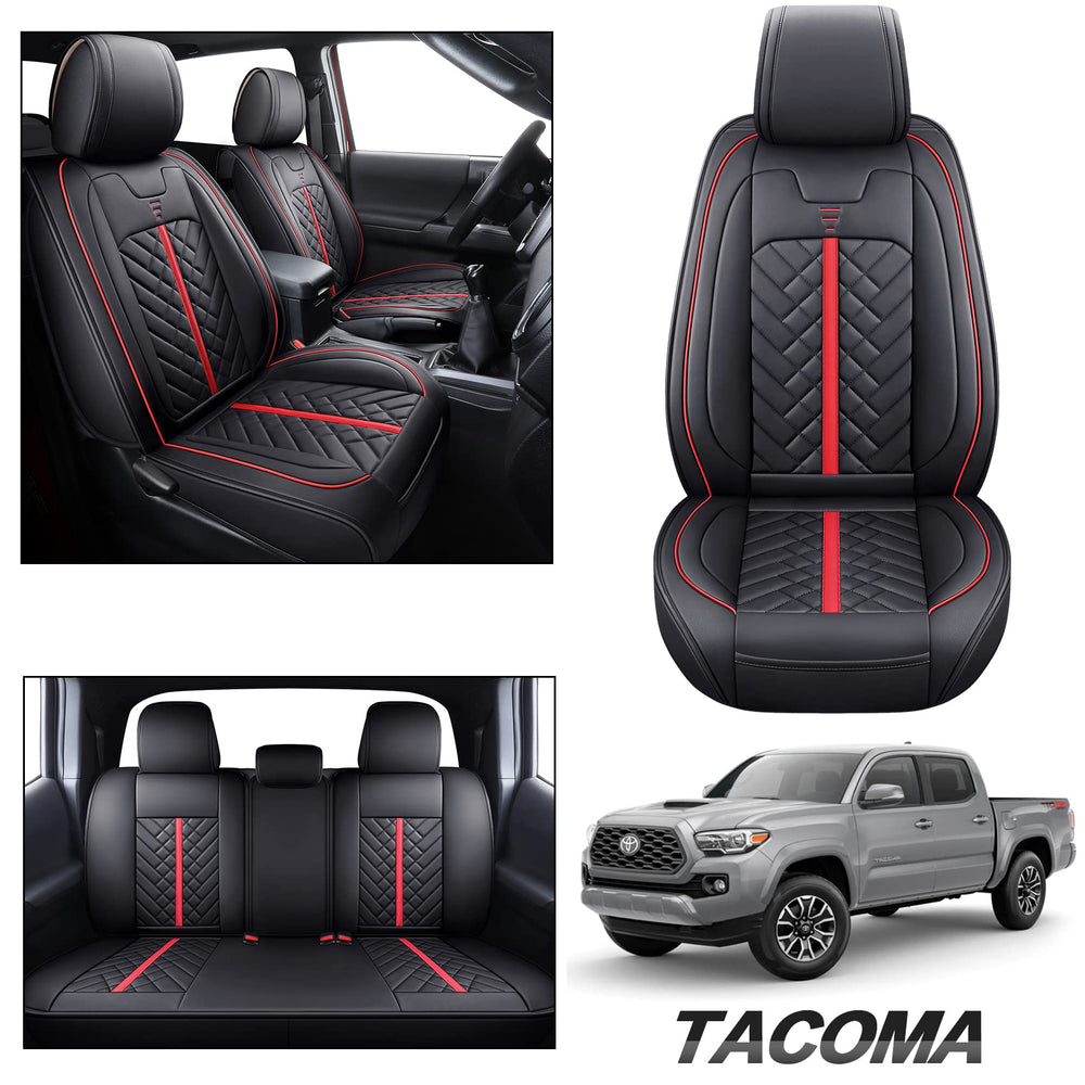 Tomatoman Tacoma seat covers fit TRD Sport, Off-Road, Limited, and SR5 trims