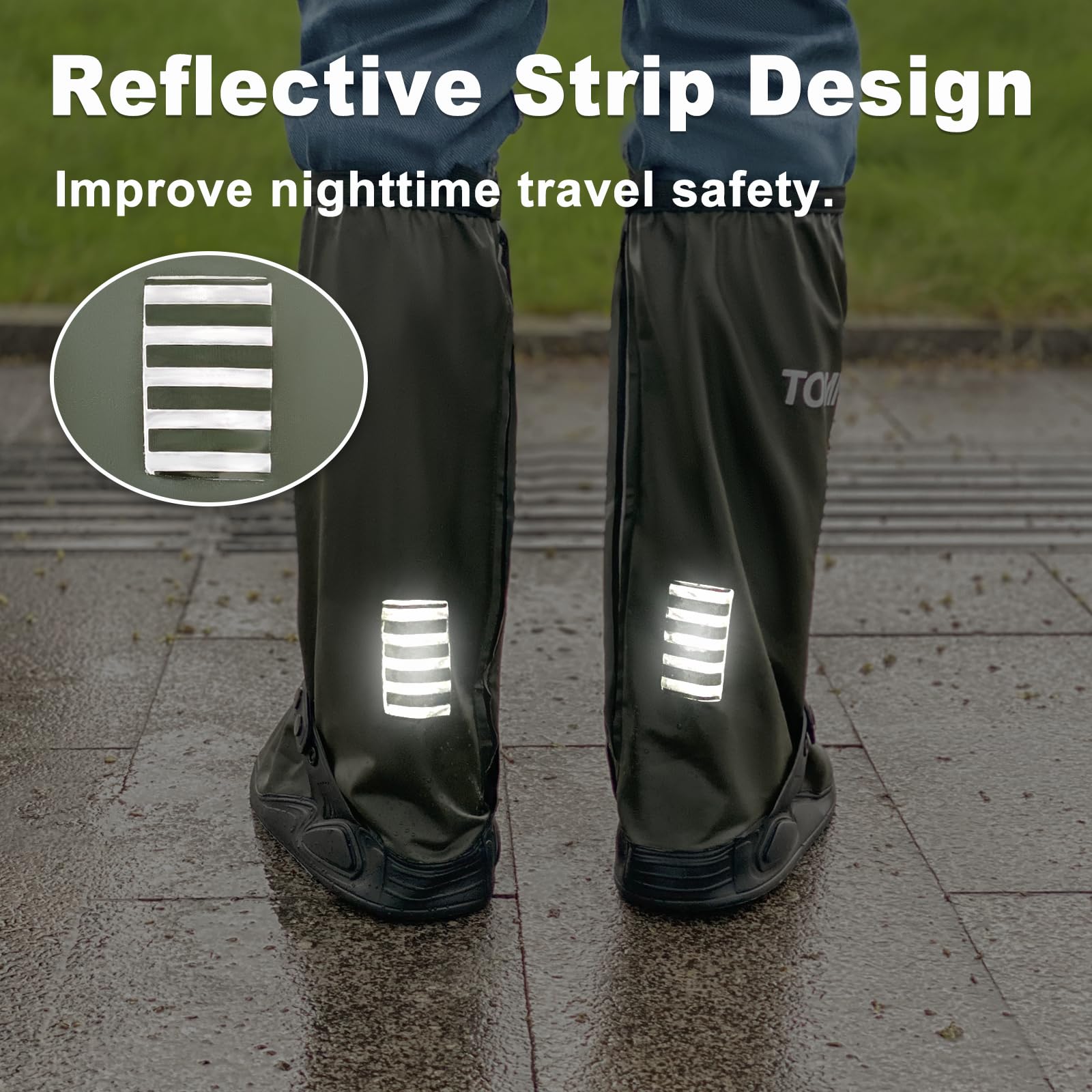 TOMI versatile outdoor shoe covers suit hiking biking and gardening tasks