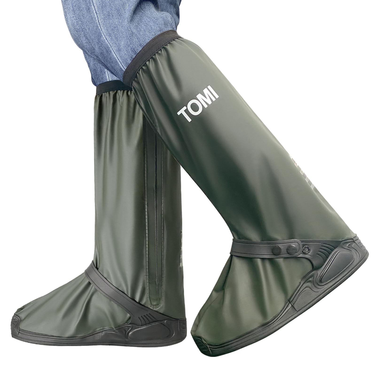 TOMI rain boot covers with non-slip soles keep you steady on wet sidewalks