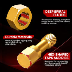 TOMMARS thread chaser M10-1.50 supports alignments in engine components.