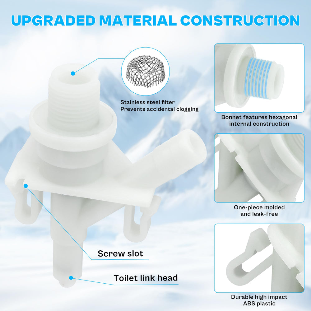 TOMOON anti-freeze assembly withstands cold conditions without cracking