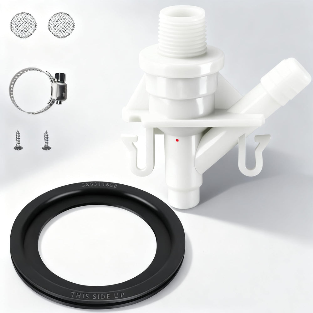 TOMOON RV toilet valve kit water valve for Dometic 300/310/320 ensures strong flush