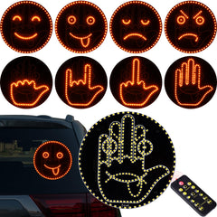 Tomorotec Road Mate gesture display on dashboard for clear driving signals