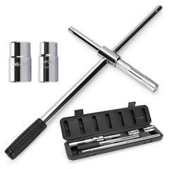 TONDA Extended Lug Wrench with extended leverage for easier tire nut removal on the go