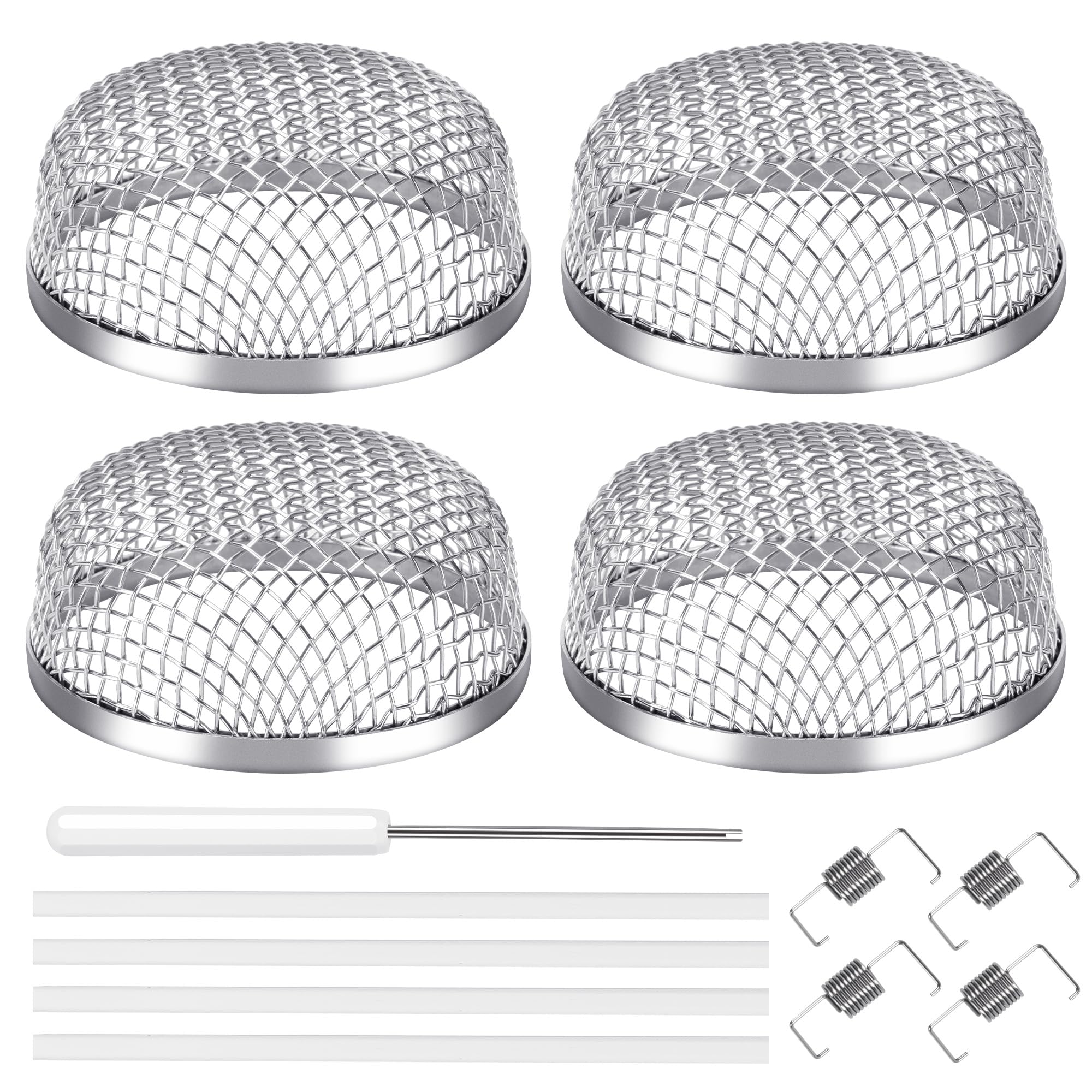 TONDA RV Furnace Vent Screen main view showing compact size and durable mesh protection