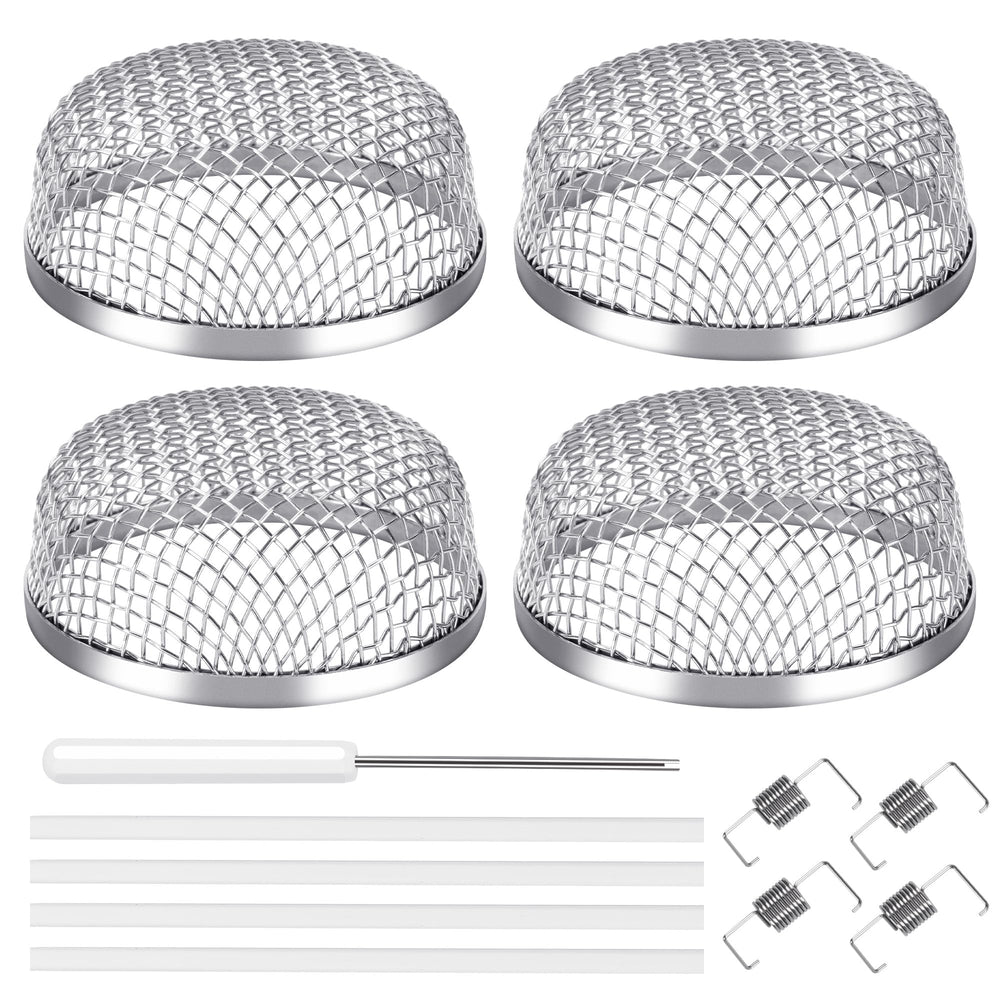 TONDA RV Furnace Vent Screen main view showing compact size and durable mesh protection