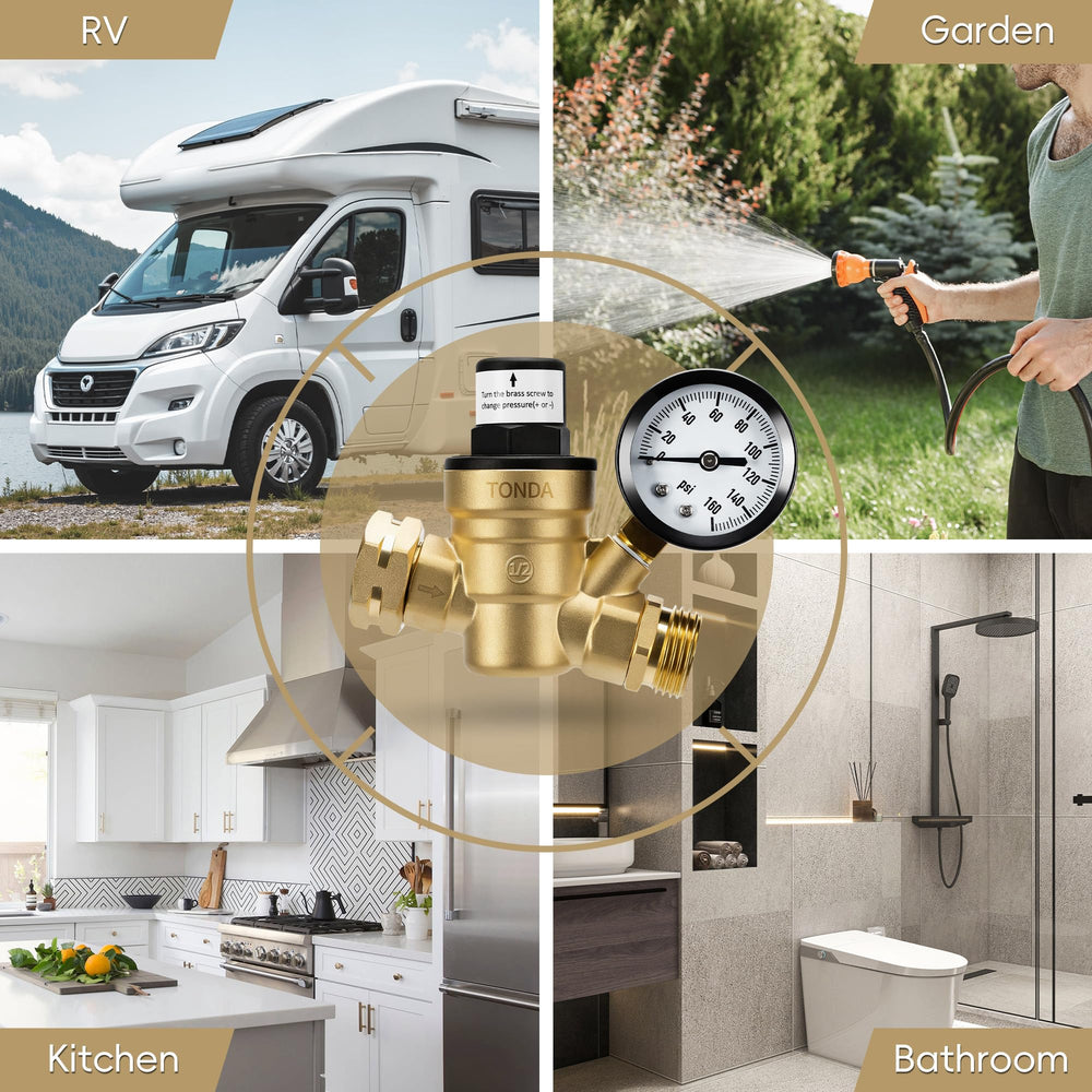 TONDA regulator protects appliances and fixtures, ensuring steady flow on the road.