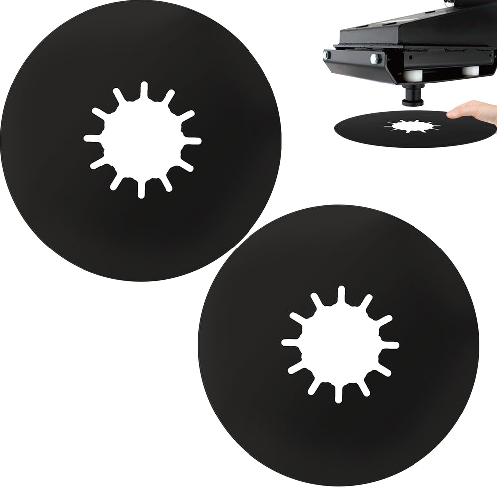 TonGass 2Pack 5th Wheel Lube Plate 10in protects hitch surface during towing