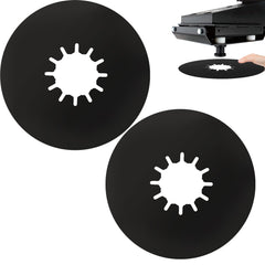 TonGass 2Pack 5th Wheel Lube Plate 10in protects hitch surface during towing
