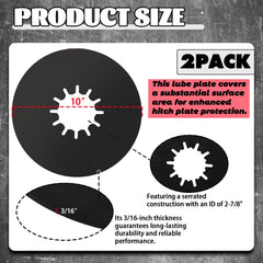 TonGass lube plate installed on kingpin reduces grease mess