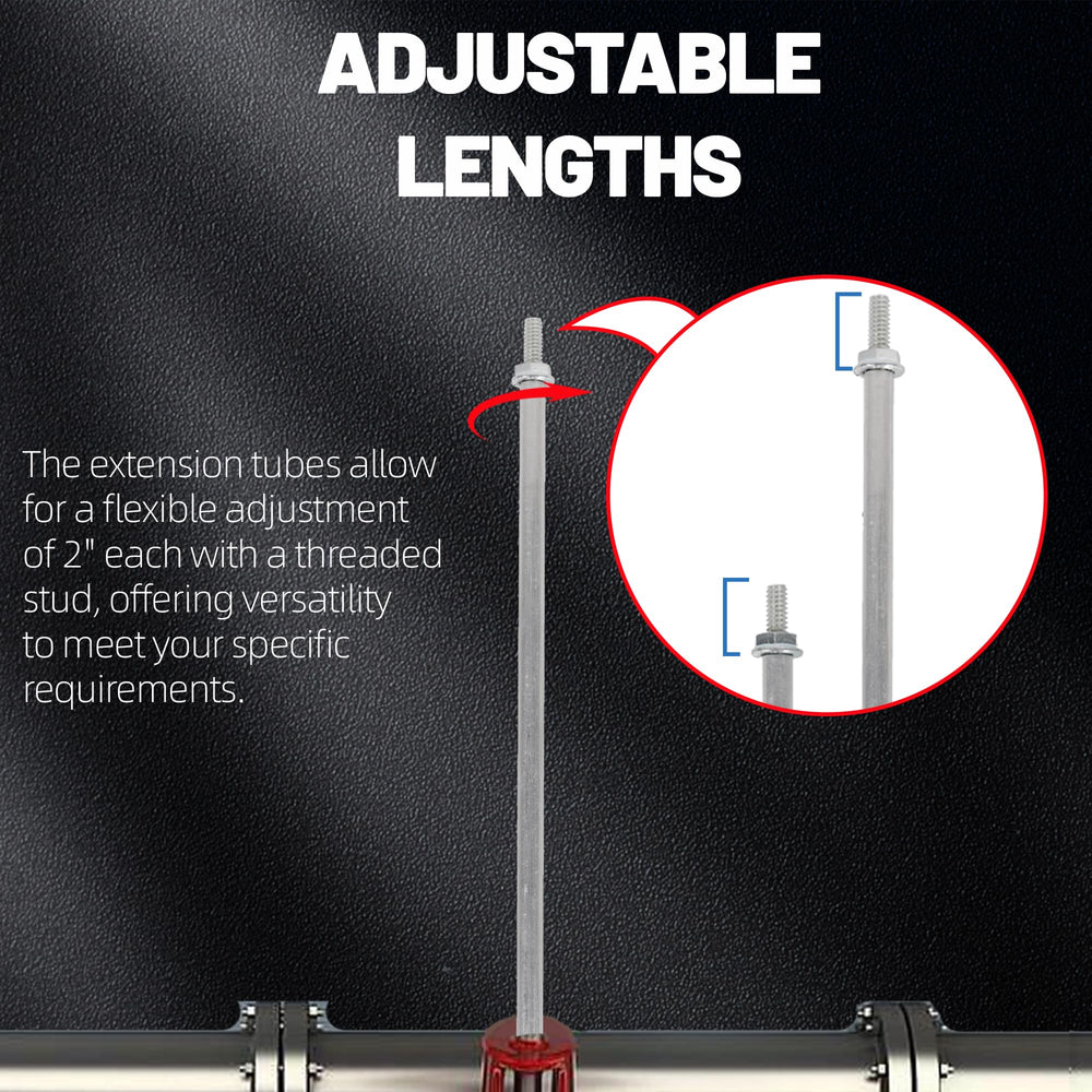 TonGass 9-inch tube extension ready for longer valve shafts.