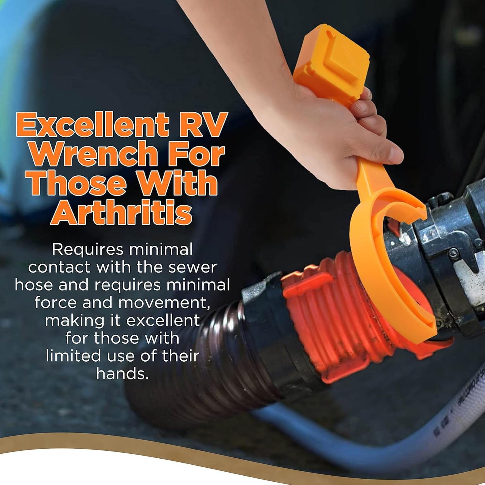 TonGass ergonomic wrench design reduces hand strain during disconnects.