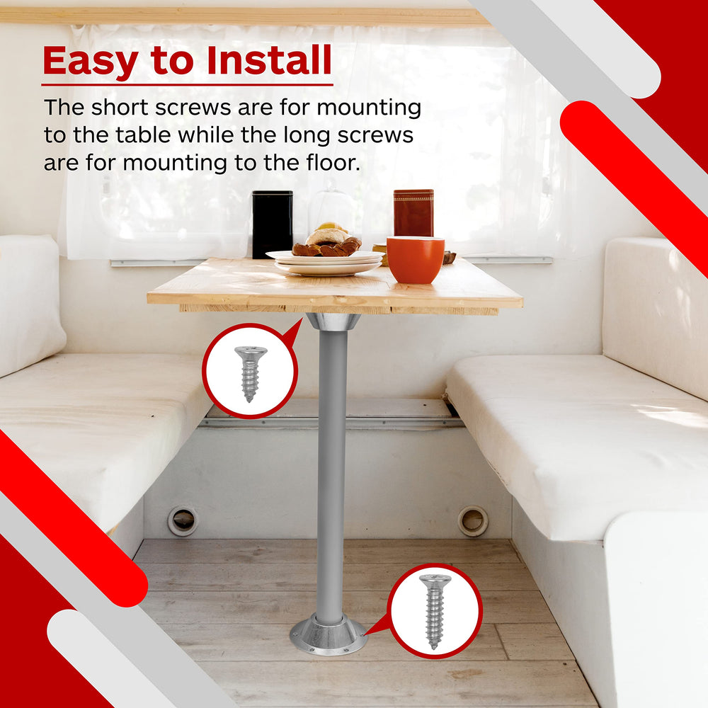 TonGass rust- and corrosion-resistant base provides a sturdy, lightweight alternative to plastic options.