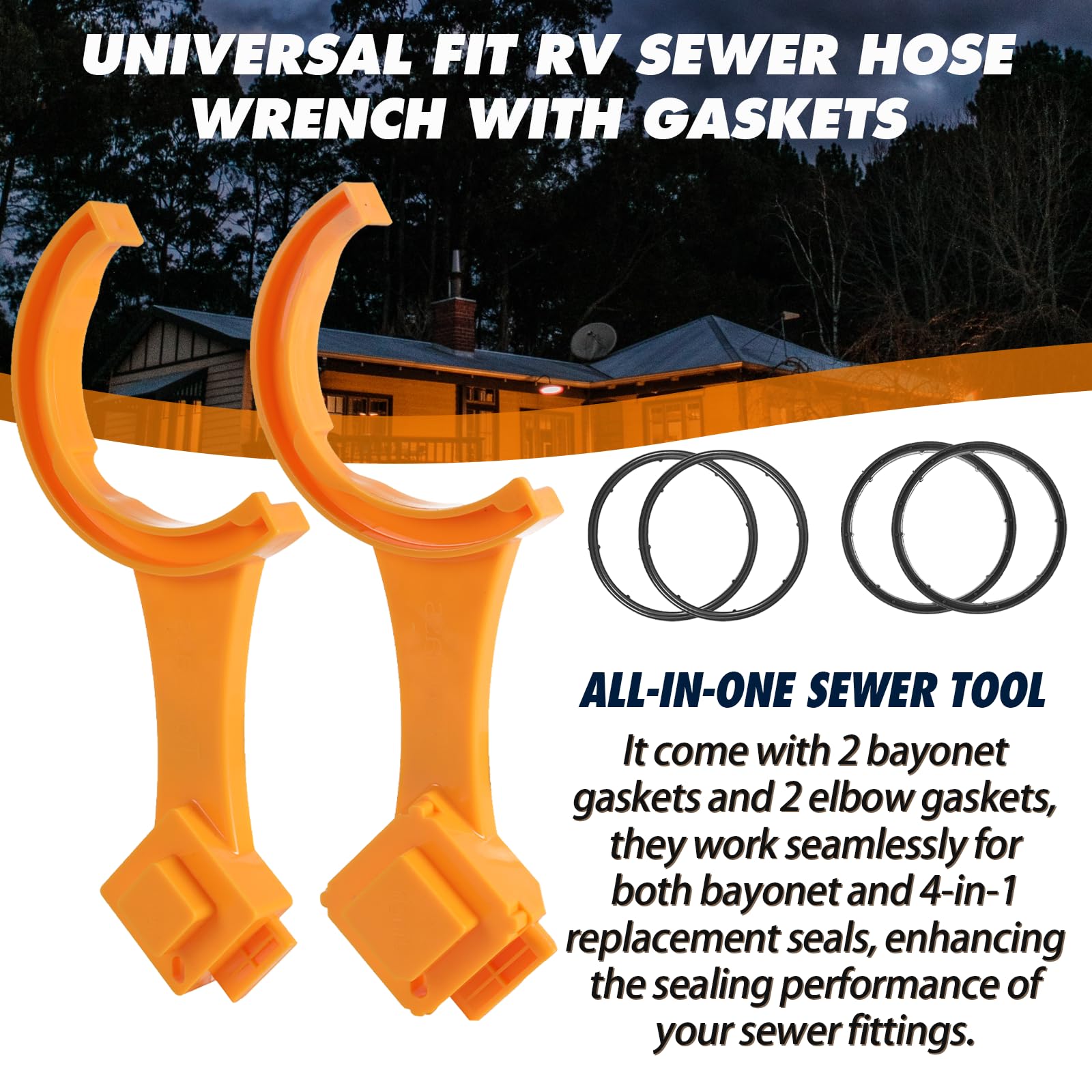 TonGass interlocking design provides enhanced leverage during fittings.
