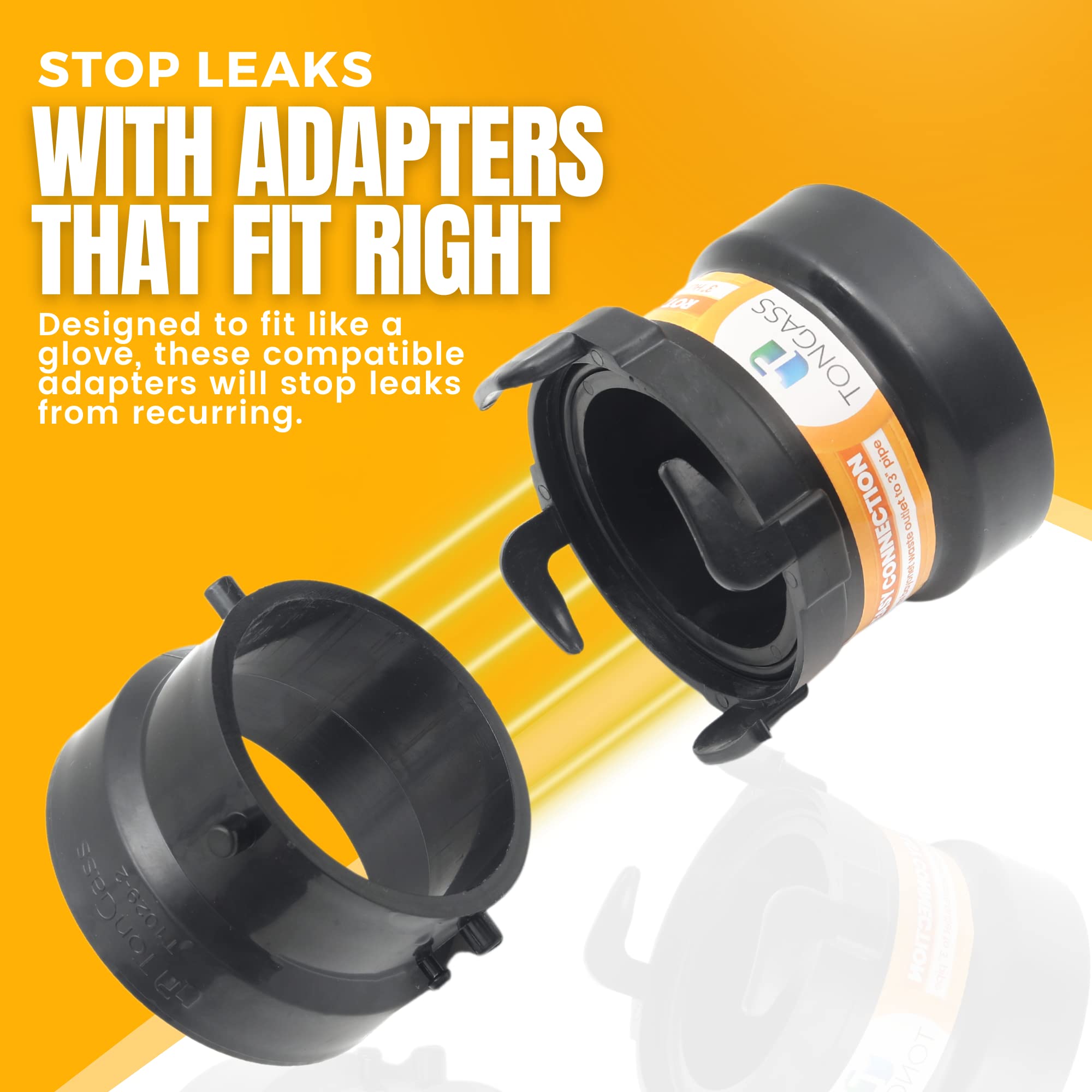 TonGass RV sewer adapter setup simplifies maintenance during trips.